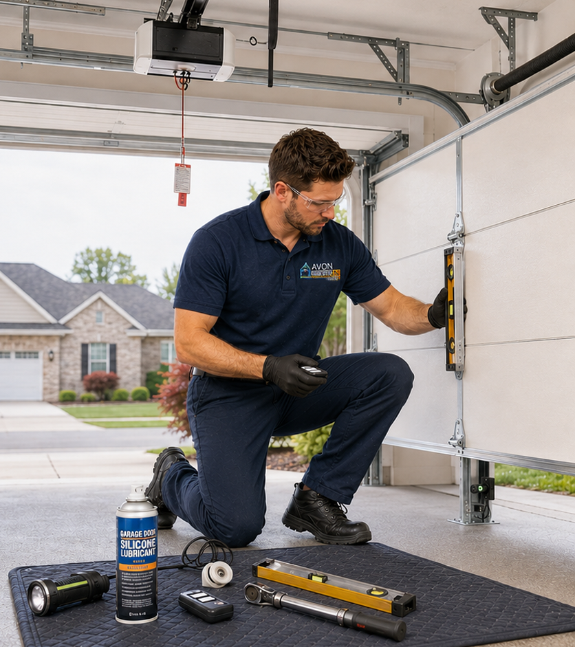 Garage door repair professional