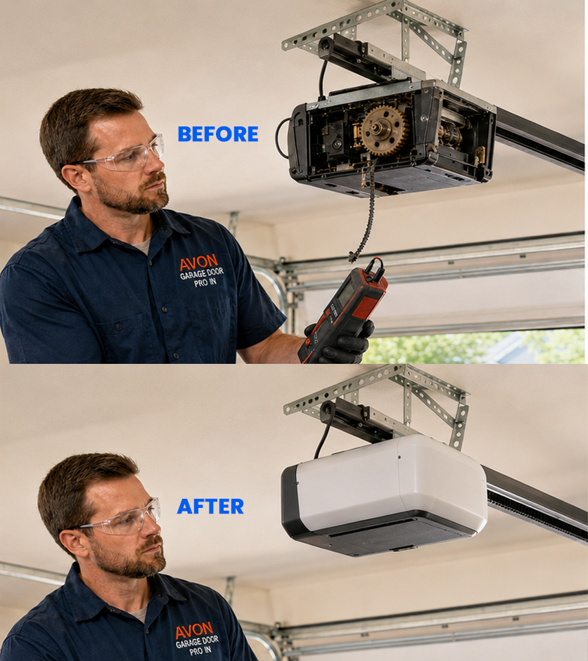 Garage door opener repair professional