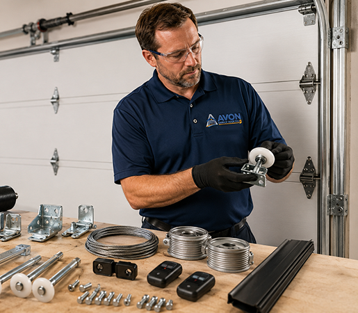 Garage door parts